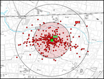 会員(顧客)分布